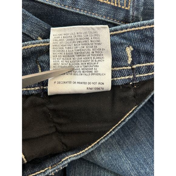 VTG Y2K Citizens of Humanity Low Rise Flare Jeans Size 28 Paloma Embroidered - Picture 8 of 12